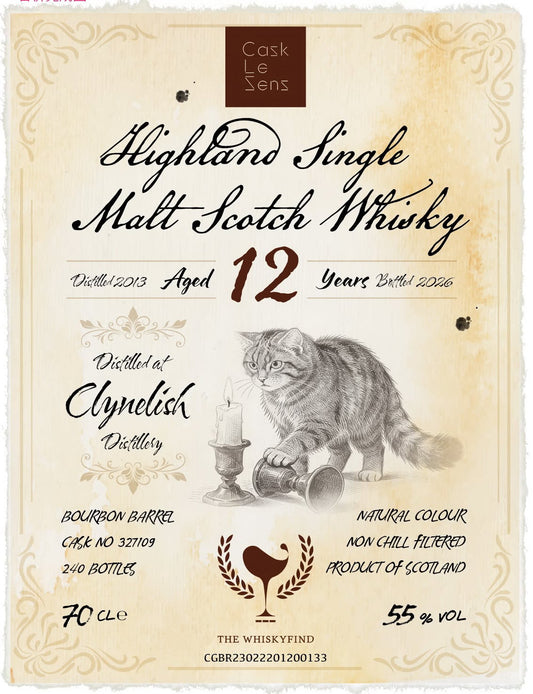 Cask Le Sens #10 x The WhiskyFind Clynelish 2013 12 years old