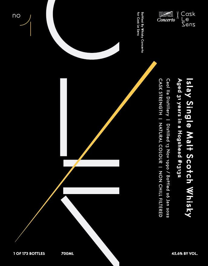Cask Le Sens #1 Caol Ila 1990 31 years old