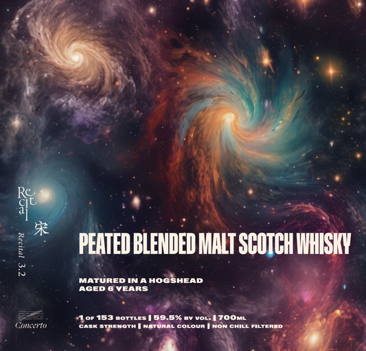 Whisky Concerto Recital 3.2 [Nebula] Peated Blended Malt 2017 6 years old