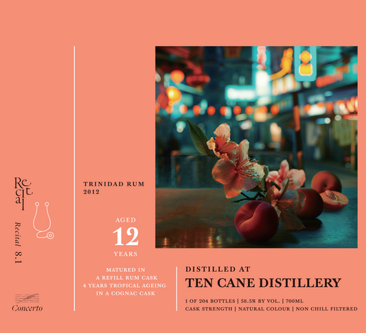Whisky Concerto Recital 8.1 [Blushy Crushy] Ten Cane 2012 12 years old